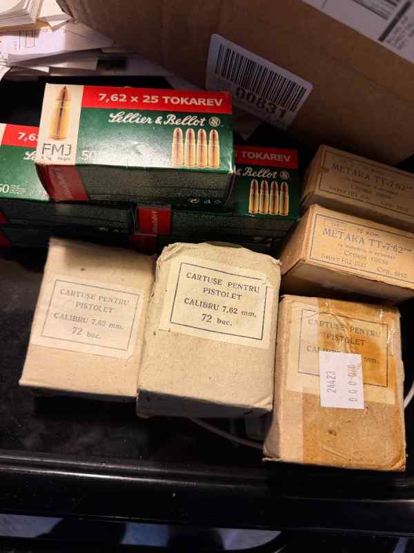7.62X25 Tokarev.  650 RNDs