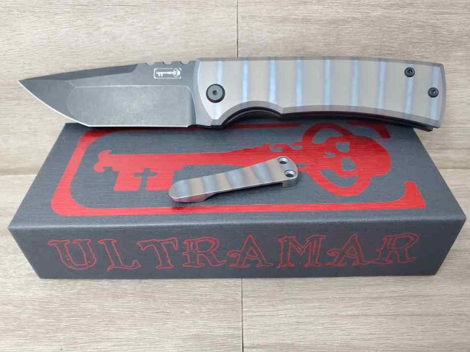 NIB CHAVES RENDENCION 229 TANTO w/ FLAMED TITANIUM