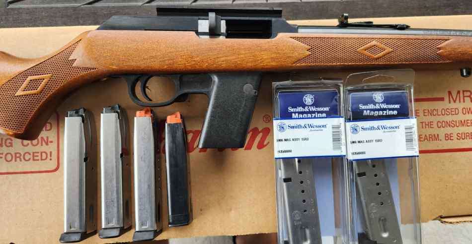 Immaculate Marlin Camp Carbine 9mm with extras.