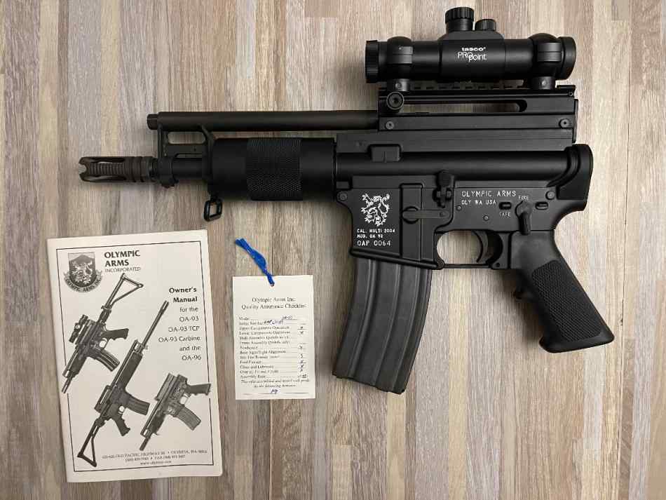 Rare Olympic Arms OA-93 AR Style Pistol