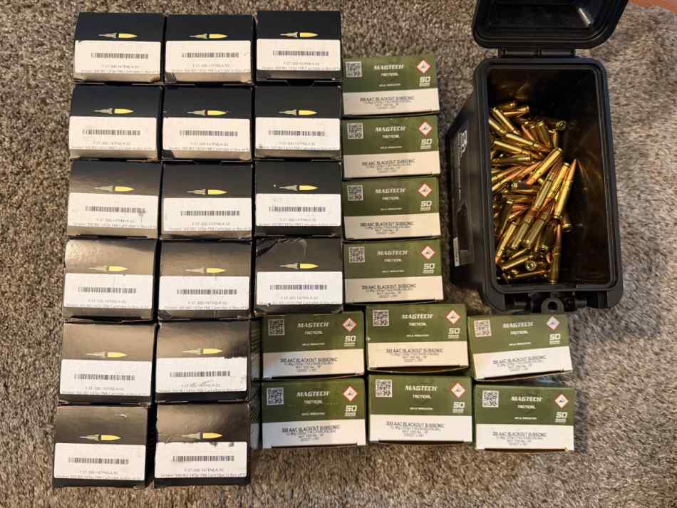 1,523 Rounds of .300BO Super/Sub
